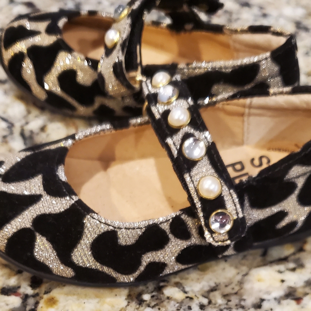 Girl's Leopard Ballet Slipper Shoes